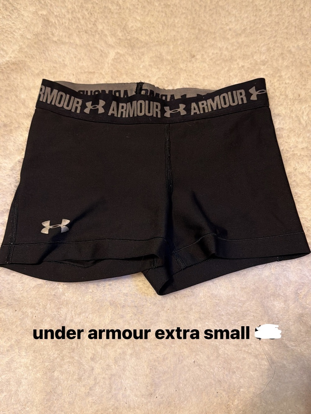 Under Armour Black Women's Compression Bike Shorts